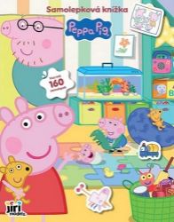 Samolepková knížka Prasátko Peppa - neuveden - Omalovánky a samolepky pro děti Samolepková knížka Prasátko Peppa