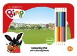 Bing - Kreslící set s pastelkami - Omalovánky pro děti Kreslící set s pastelkami Bing