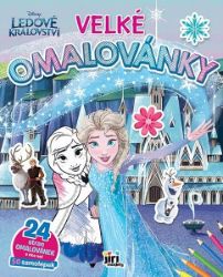 Velké omalovánky Ledové království - Omalovánky Ledové království Velké omalovánky Ledové království