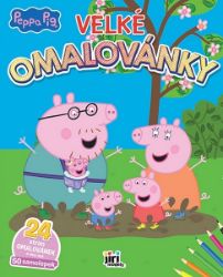 Velké omalovánky Prasátko Peppa - Omalovánky Peppa Pig Velké omalovánky Prasátko Peppa