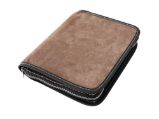 Obal se zipem XL Hnědý semiš - Obaly Obal na knihu se zipem XL D32 Hnědý semiš