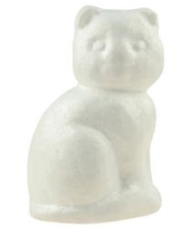 Dílky z polystyrenu kočka 11 x 7 cm Dílky z polystyrenu kočka 11 x 7 cm