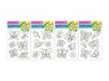 Předlohy na malování na sklo s vyvýšenou konturou - motýli 30 x 21 cm - Výtvarné potřeby Předlohy na malování na sklo s vyvýšenou konturou - motýli 30 x 21 cm