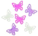 Dřevění motýli 6cm - růžovofialový mix 6ks - Kreativní sady a materiály Dřevění motýli 6cm - růžovofialový mix 6ks