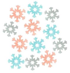 Vločky dřevěné 4 cm (12 ks) - Dárky Vločky dřevěné 4 cm (12 ks)