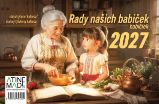 Kalendář 2027 Rady našich babiček, stolní, týdenní, 14 x 21,4 cm