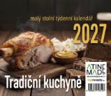 Kalendář 2027 Tradiční kuchyně, malý stolní, týdenní, 13 x 15 cm
