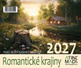 Kalendář 2027 Romantické krajiny, malý stolní, týdenní, 13 x 15 cm - Stolní kalendáře Kalendář 2027 Romantické krajiny, malý stolní, týdenní, 13 x 15 cm
