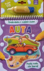 Auta - Omalovánka s vodním fixem - Omalovánky auta Auta - Omalovánka s vodním fixem