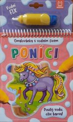 Poníci - Omalovánka s vodním fixem Poníci - Omalovánka s vodním fixem