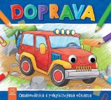 Doprava - Omalovánka s pohyblivýma očkama