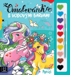 Omalovánka s vodovými barvami Poníci Omalovánka s vodovými barvami Poníci