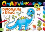 Omalovánka Dinosauři a draci - Omalovánky dinosaurů Omalovánka Dinosauři a draci