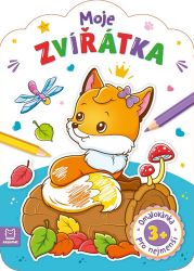 Moje zvířátka - Omalovánka pro nejmenší - Agnieszka Bator - Omalovánky zvířata Moje zvířátka - Omalovánka pro nejmenší