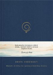 Deník vděčnosti - Malými krůčky ke spokojenějšímu životu (modrý) - Diáře Deníku vděčnosti - modrý