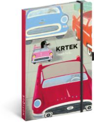 Notes Krtek a autíčko, linkovaný, 13 × 21 cm - Bloky, zápisníky Notes - Krtek a autíčko, linkovaný, 13 × 21 cm