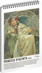 Spirálový blok Alfons Mucha - Princezna, linkovaný - Bloky, zápisníky Spirálový blok Alfons Mucha - Princezna, linkovaný
