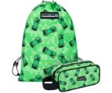 MINECRAFT SET 2 Creeper: penál, sáček