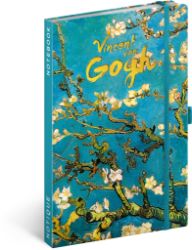 NOTIQUE Notes Vincent van Gogh, linkovaný, 13 x 21 cm NOTIQUE Notes Vincent van Gogh, linkovaný, 13 x 21 cm