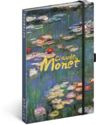 NOTIQUE Notes Claude Monet, linkovaný, 13 x 21 cm - Bloky, zápisníky Notes Claude Monet, linkovaný, 13 × 21 cm