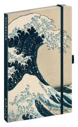 NOTIQUE Notes Katsushika Hokusai, linkovaný, 13 x 21 cm NOTIQUE Notes Katsushika Hokusai, linkovaný, 13 x 21 cm