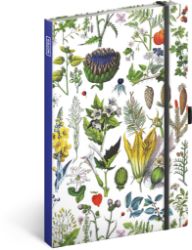 Notes Bylinky Kateřiny Winterové, tečkovaný, 13 × 21 cm - Kateřina Winterová - Bloky, zápisníky Notes Bylinky Kateřiny Winterové, tečkovaný, 13 × 21 cm