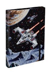 Desky na školní sešity A4 Pixel Space - Školní desky a boxy BAAGL Desky na školní sešity A4 Pixel Space