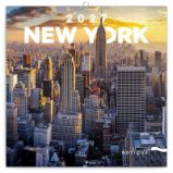 Kalendář 2027 poznámkový: New York, 30 x 30 cm - neuveden - Nástěnné kalendáře New York 2027 - nástěnný kalendář