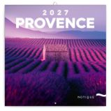 Poznámkový kalendář Provence 2027, 30x30cm