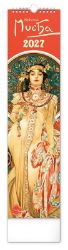 Kalendář 2027 nástěnný: Alfons Mucha, 12 x 48 cm - Nástěnné kalendáře Nástěnný kalendář Alfons Mucha 2027