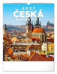 Kalendář 2027 nástěnný: Česká republika, 30 x 34 cm - Nástěnné kalendáře Česká republika 2027 - nástěnný kalendář