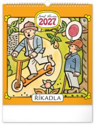 Kalendář 2027 nástěnný: Josef Lada – Říkadla, 30 x 34 cm