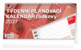 Kalendář 2027 stolní: Plánovací řádkový, 25 x 12,5 cm Kalendář 2027 stolní: Plánovací řádkový, 25 x 12,5 cm