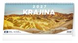 Kalendář 2027 stolní: Krajina - 14denní, 33 x 14,5 cm