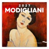 Kalendář 2027 poznámkový: Amedeo Modigliani, 30 x 30 cm - Nástěnné kalendáře Kalendář 2027 poznámkový: Amedeo Modigliani, 30 x 30 cm