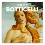 Kalendář 2027 poznámkový: Sandro Botticelli, 30 x 30 cm Kalendář 2027 poznámkový: Sandro Botticelli, 30 x 30 cm