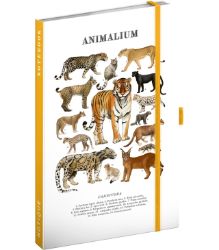 Notes Animalium - Kočkovité šelmy, linkovaný, 13 x 21 cm Notes Animalium - Kočkovité šelmy, linkovaný, 13 x 21 cm