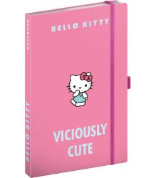 Notes Hello Kitty, linkovaný, 13 x 21 cm - Diáře Notes Hello Kitty, linkovaný, 13 x 21 cm