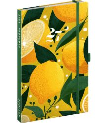 Diář/notes 2027: Planbook - Citróny, 13 x 21 cm Diář/notes 2027: Planbook - Citróny, 13 x 21 cm