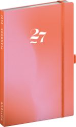 Diář/notes 2027: Planbook - Korál, 13 x 21 cm - Diáře Diář/notes 2027: Planbook - Korál, 13 x 21 cm
