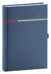 NOTIQUE Denní diář Tomy 2027, modro-červený, 15 x 21 cm