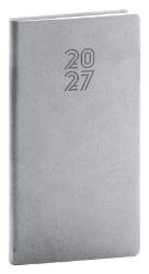 NOTIQUE Kapesní diář Aprint 2027, šedý, 9 x 15,5 cm
