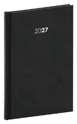 Diář 2027: Balakon - černý, týdenní, 15 x 21 cm - Diáře podle dnů NOTIQUE Týdenní diář Balakon 2027, černý, 15 x 21 cm