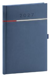 NOTIQUE Týdenní diář Tomy 2027, modro-červený, 15 x 21 cm