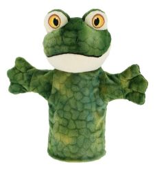 Keel Toys Keeleco plyšový maňásek na ruku eko 27 cm - Žába Keel Toys Keeleco plyšový maňásek na ruku eko 27 cm - Žába