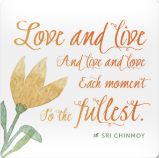Korkový podtácek s citátem "Love and live and Live and Love Each moment To the Fullest" - Sri Chinmoy - Home deco Korkový podtácek s citátem "Love and live and Live and Love Each moment To the Fullest"