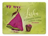 Magnet na lednici "Láska je jedinou nadějí tohoto světa" - Sri Chinmoy - Dárkové předměty Magnet na lednici "Láska je jedinou nadějí tohoto světa"