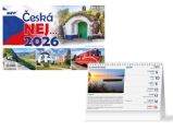 Česká nej kalendář 2026 - stolní kalendář Česká nej kalendář 2026 - stolní kalendář