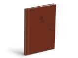 Diář 2026 T805 PU brown s magnetem - Diáře podle dnů Diář 2026 T805 PU brown s magnetem
