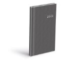 Diář 2026 T806 PVC dark gray 90x170mm - Diáře podle dnů Diář 2026 T806 PVC dark gray 90x170mm